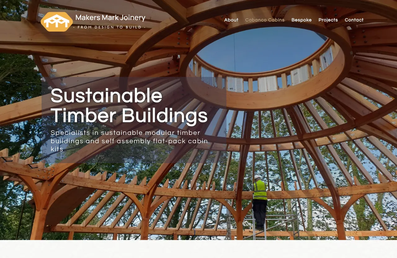 Makers Mark Joinery website screenshot